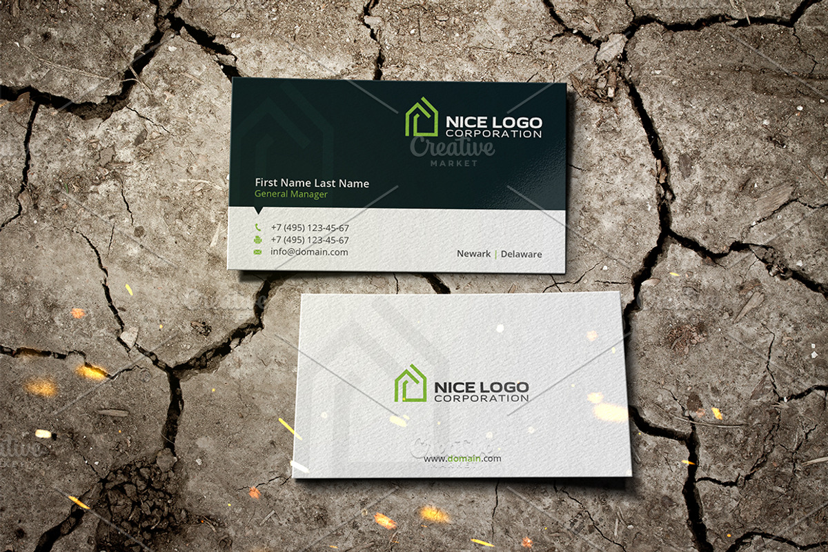 house business card, a Business Card Template by Indigo Graphic Shop (Photo 4 of 4)