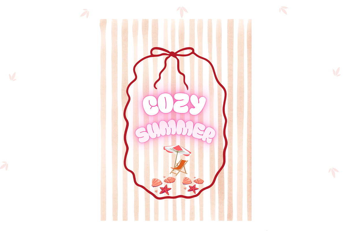 Cozy Summer Aesthetic Relaxed Vibes, a Shirt Mockup by Printable Design Store (Photo 1 of 5)