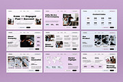 White Pink Sales Strategy Plan PPT, a Presentation Template by graphicook (Thumbnail 2 of 5)