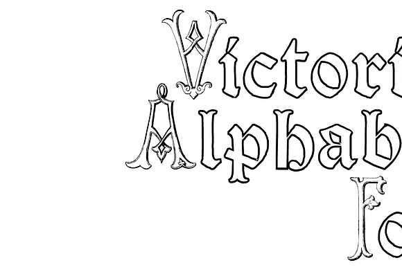Victorian Alphabets Four preview 6