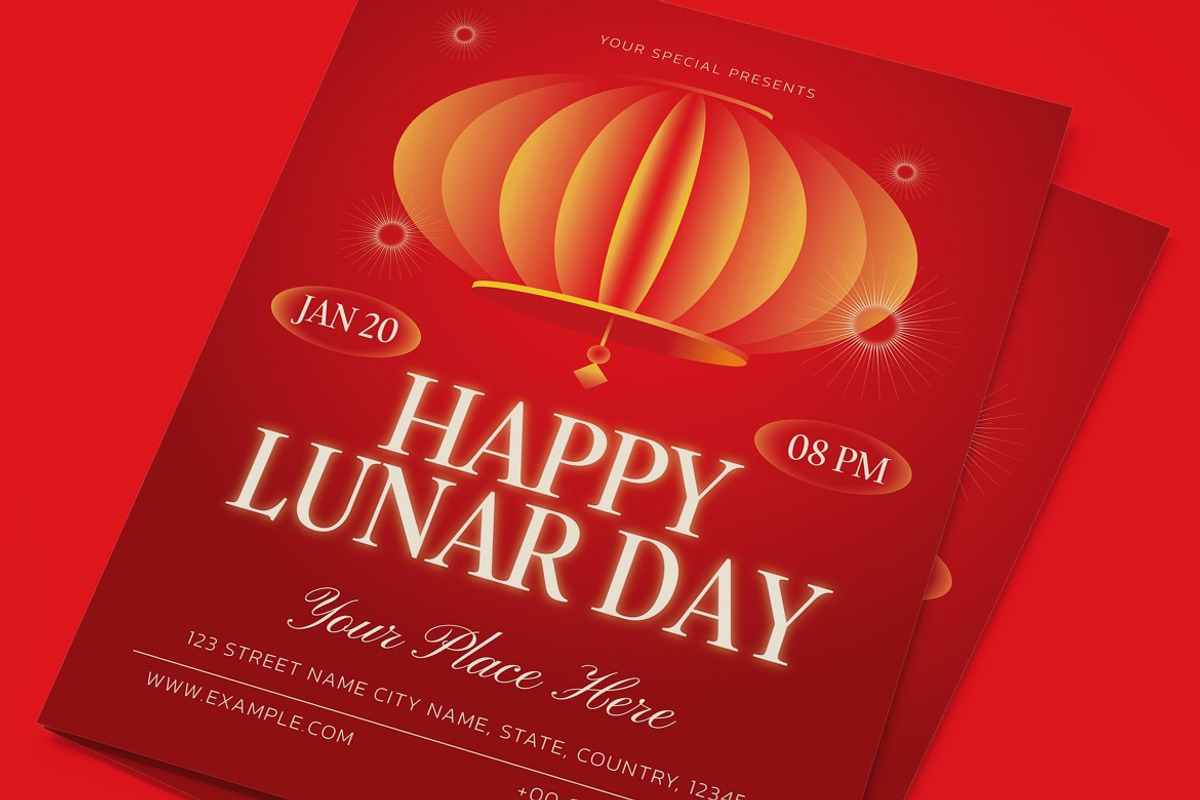 Happy Lunar Day Flyer preview 2