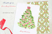 Oh So Merry Christmas Red White Bow, a Graphic by LABFcreations (Thumbnail 5 of 7)