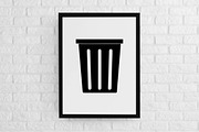 Garbage Silhouette SVG, an Object Illustration by newminddesign (Thumbnail 2 of 3)