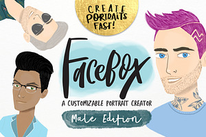 FaceBox Portrait Creator Male