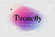 Dronefly Typeface, a Serif Font by alit design (Thumbnail 1 of 15)