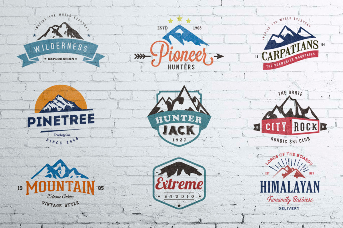 The Mountain Logos Mega Bundle, a Branding & Logo Template by LovePowerDesigns (Photo 11 of 20)
