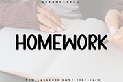 Homework, a Script Font by FreshTypeINK (Thumbnail 1 of 8)