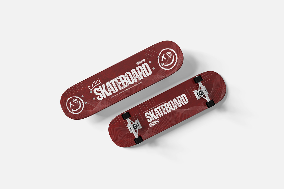 Skateboard Mockup, a Product Mockup by Indah (Photo 6 of 6)