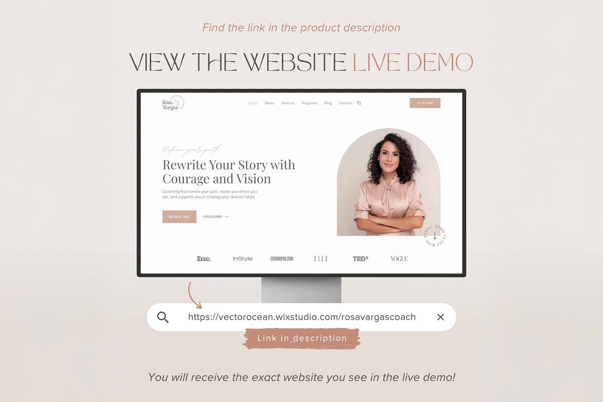 Therapist Wix Studio Template preview 2