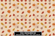 Autumn Maple Oak Leaves Pattern, a Pattern Graphic by Gfx Expert Team (Thumbnail 1 of 3)