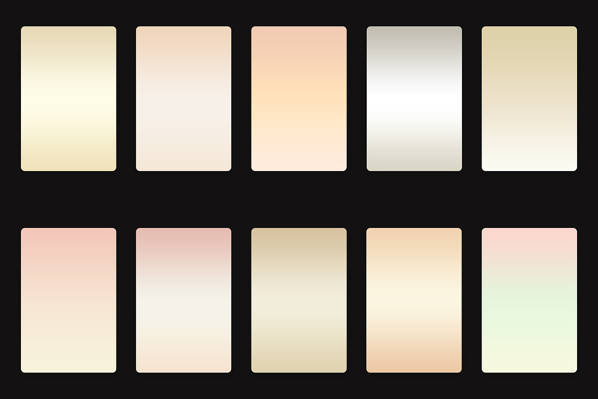 Cream Gradients