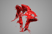 Splash Liquid Alphabet: D, a Food & Drink 3D Model by Tedi Permana (Thumbnail 4 of 6)