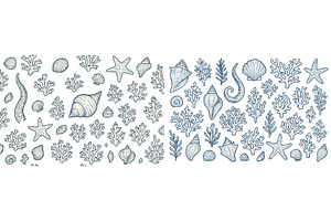 Ocean-inspired hand-drawn design, an Animal Photo by ZinetroN