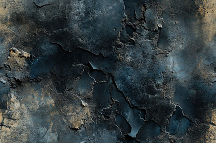 Seamless textured, cracked, and weathered dark surface with shades of blue and, a Texture Graphic by Textures & Backgrounds