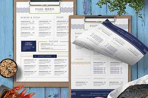 Seafood Menu, a Flyer Template by Creativestoree