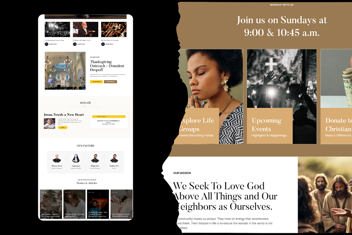Wix Church Website Template | Custom, a Wix Template by Simple Hyped (Photo 5 of 5)