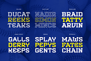 New Varsity - Baseball Font Family, a Slab Serif Font by Hamz Studio (Thumbnail 2 of 11)