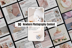 Newborn Photographer Instagram, a Social Media Template by CreativeTempHub