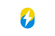 Abstract Electrical Thunderbolt Logo, a Branding & Logo Template by Signatoro (Thumbnail 2 of 3)