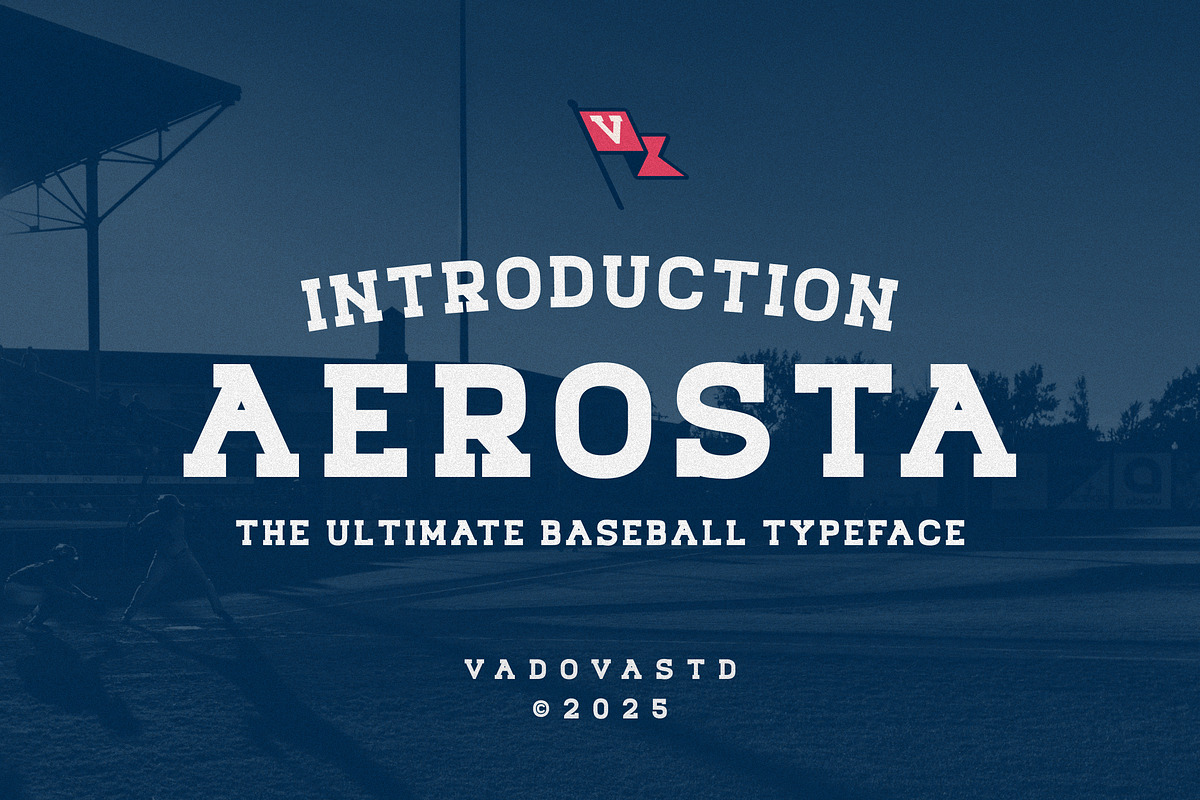 Aerosta - Slab Serif Display Font, a Slab Serif Font by Vadovastd (Photo 2 of 8)