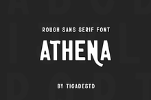 Athena | Rough Sans Serif Font
