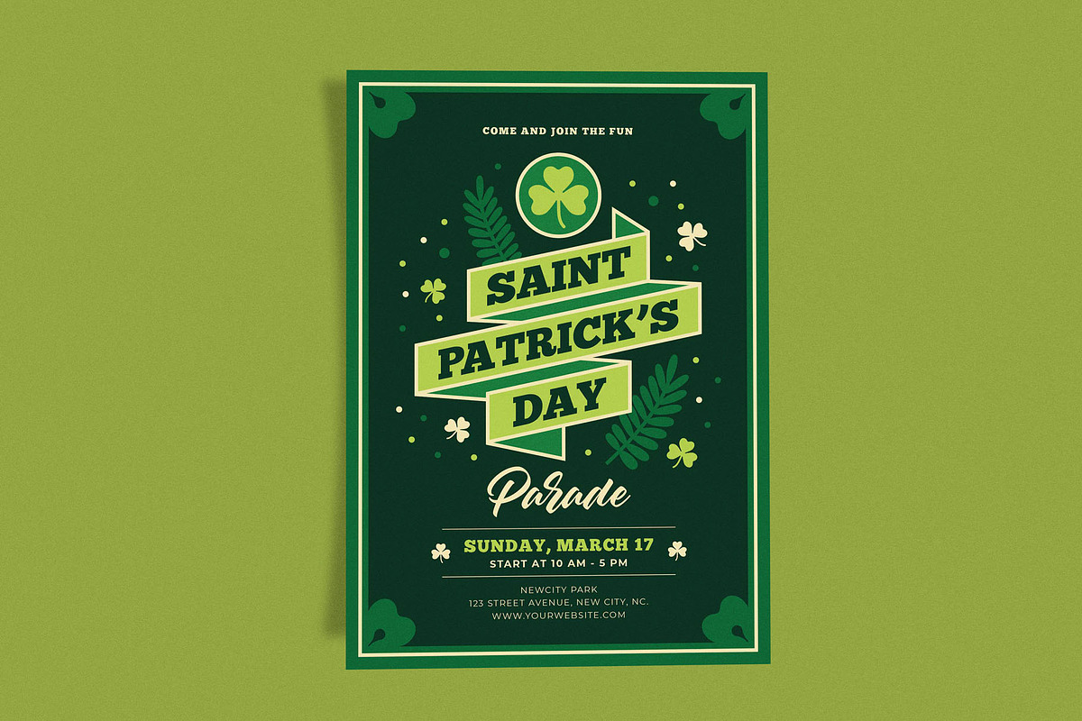 St Patrick's Day Parade, a Flyer Template by Me55enjah Design (Photo 2 of 4)