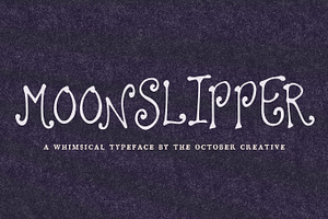 Moonslipper Witchy Handwritten Font, a Handwritten Font by The October Creative