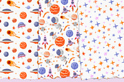 Astronaut Kids Clipart, a Decorative Illustration by Nebbia (Thumbnail 6 of 7)