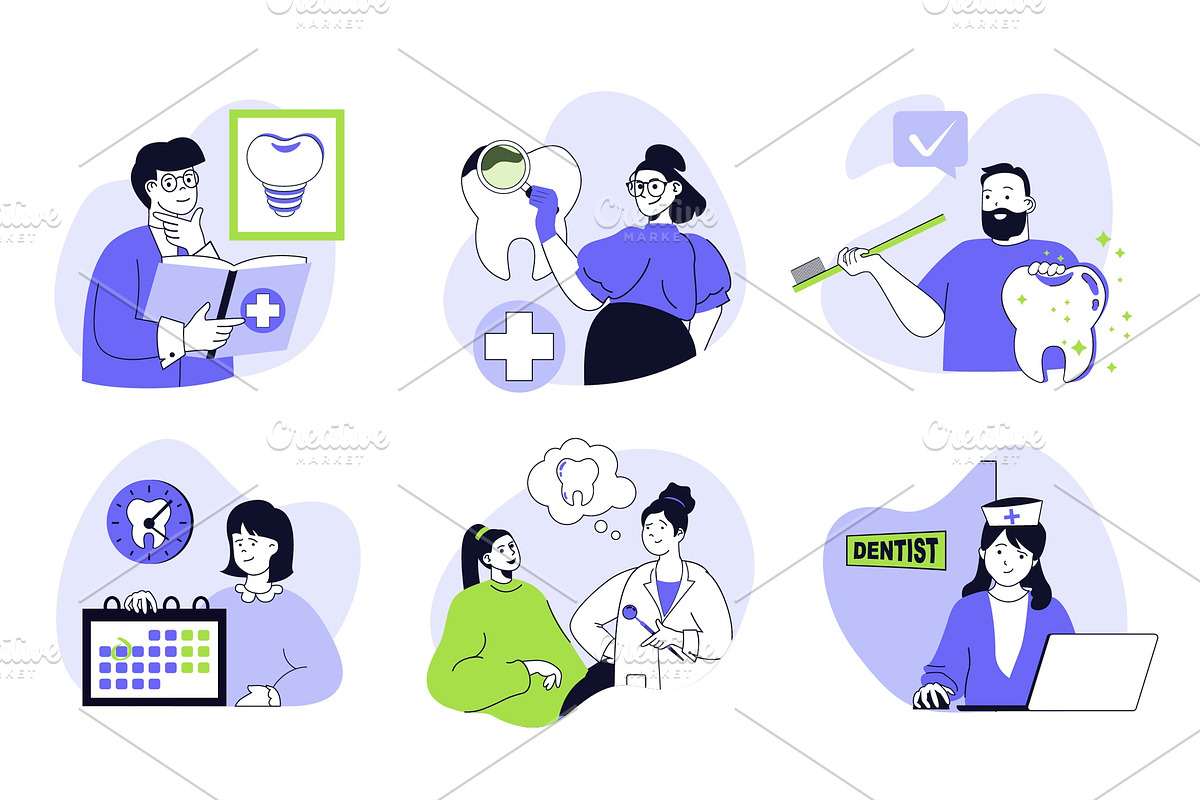 120 Flat Vector Illustrations, an Illustration by alexdndz (Photo 11 of 21)