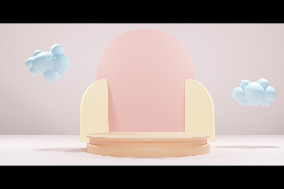 3d Podium Product Display Mockup, an Object Illustration by Mockmenot (Photo 4 of 5)