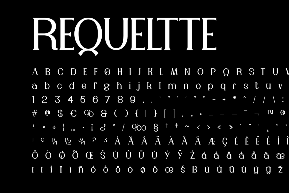 Requeltte Display, a Serif Font by Foxtype (Photo 6 of 6)