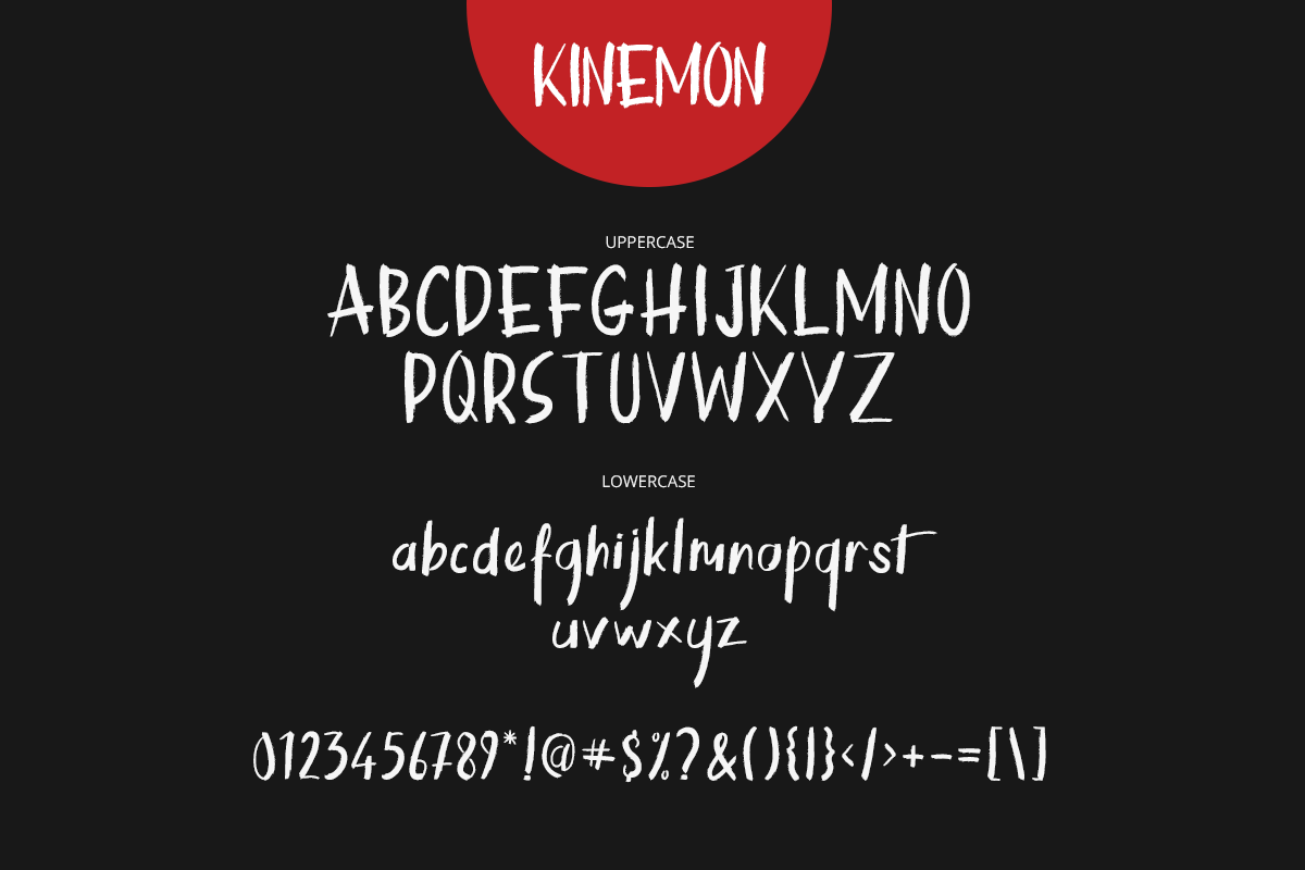 Sale 40% OFF - Kinemon Font Trio preview 5