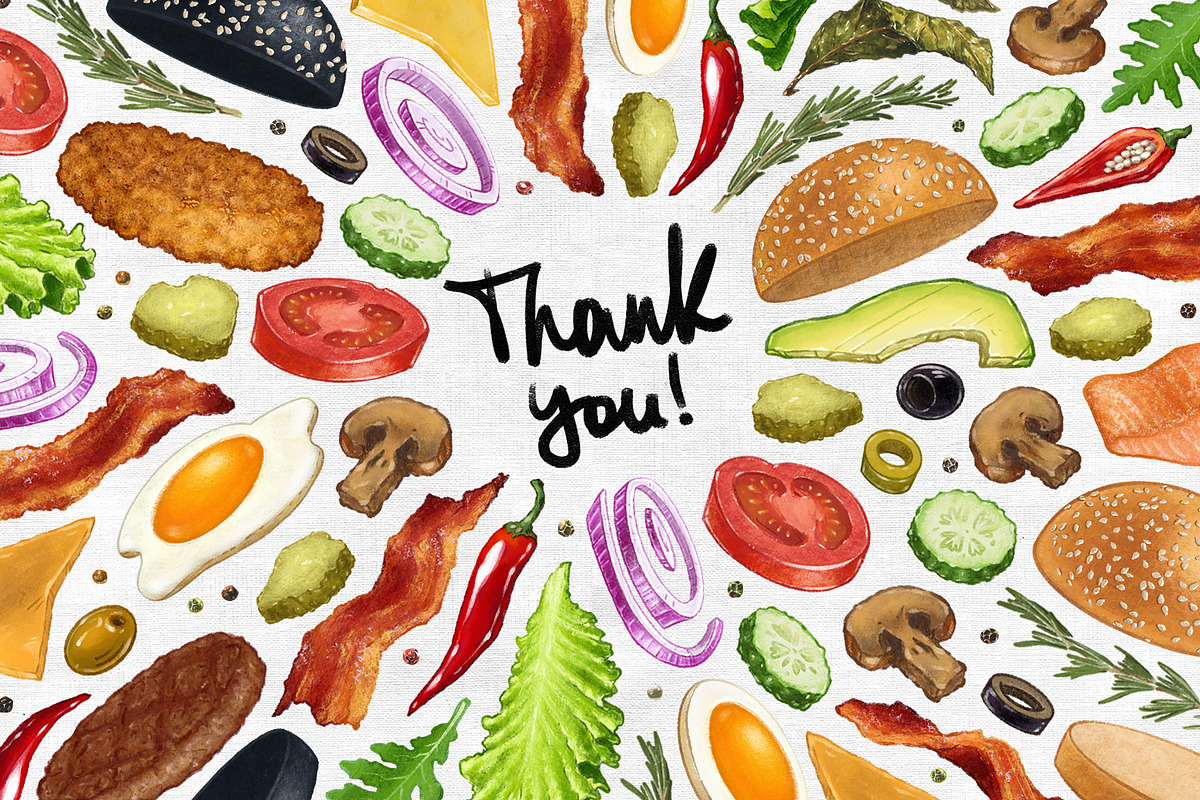 Burger Creator, a Decorative Illustration by Margo Miller (Photo 31 of 31)