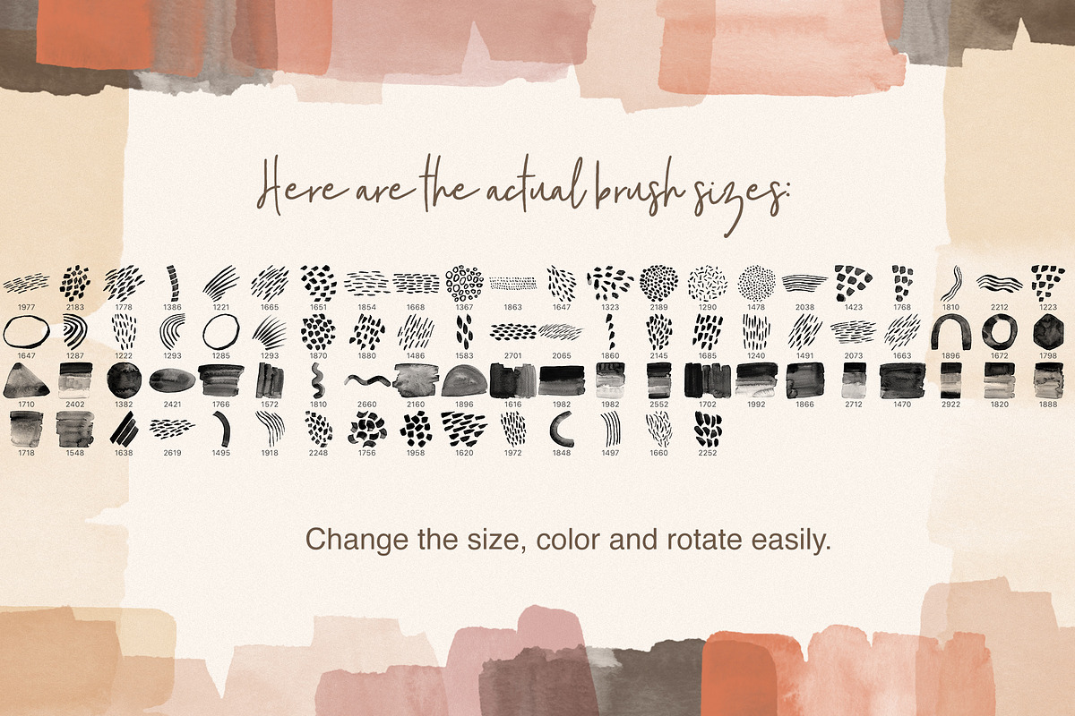 Watercolor Shapes for Procreate & PS, a Brush Add-On by Sweet Fig (Photo 2 of 11)