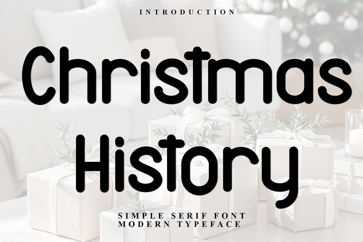Christmas History, a Script Font by FreshTypeINK (Photo 1 of 7)