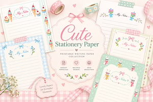 Cute Stationery Paper