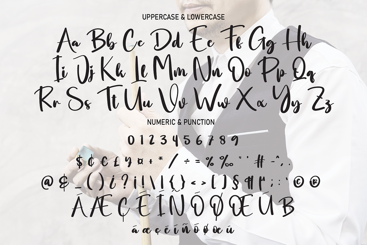 Billiard | Script Font, a Script Font by Scratchones (Photo 3 of 8)