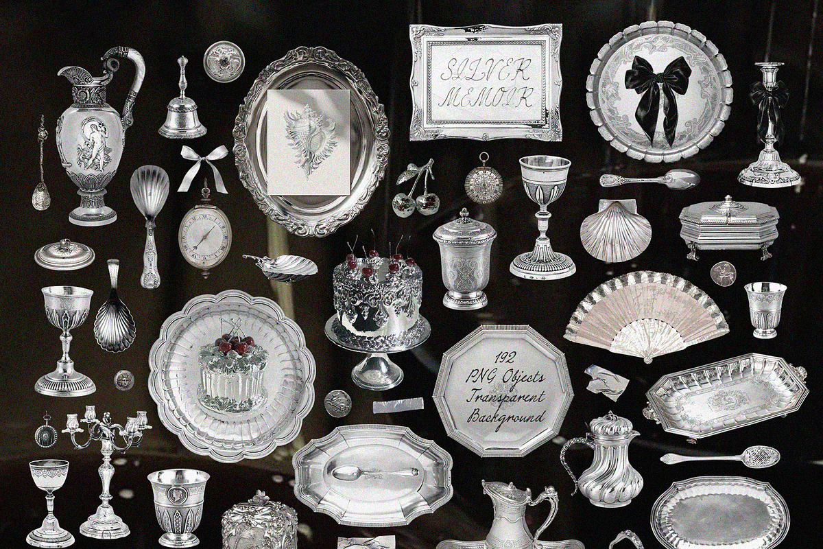 Silver Memoir Mixed-Media Collage, an Object Graphic by AnMark (Photo 4 of 17)