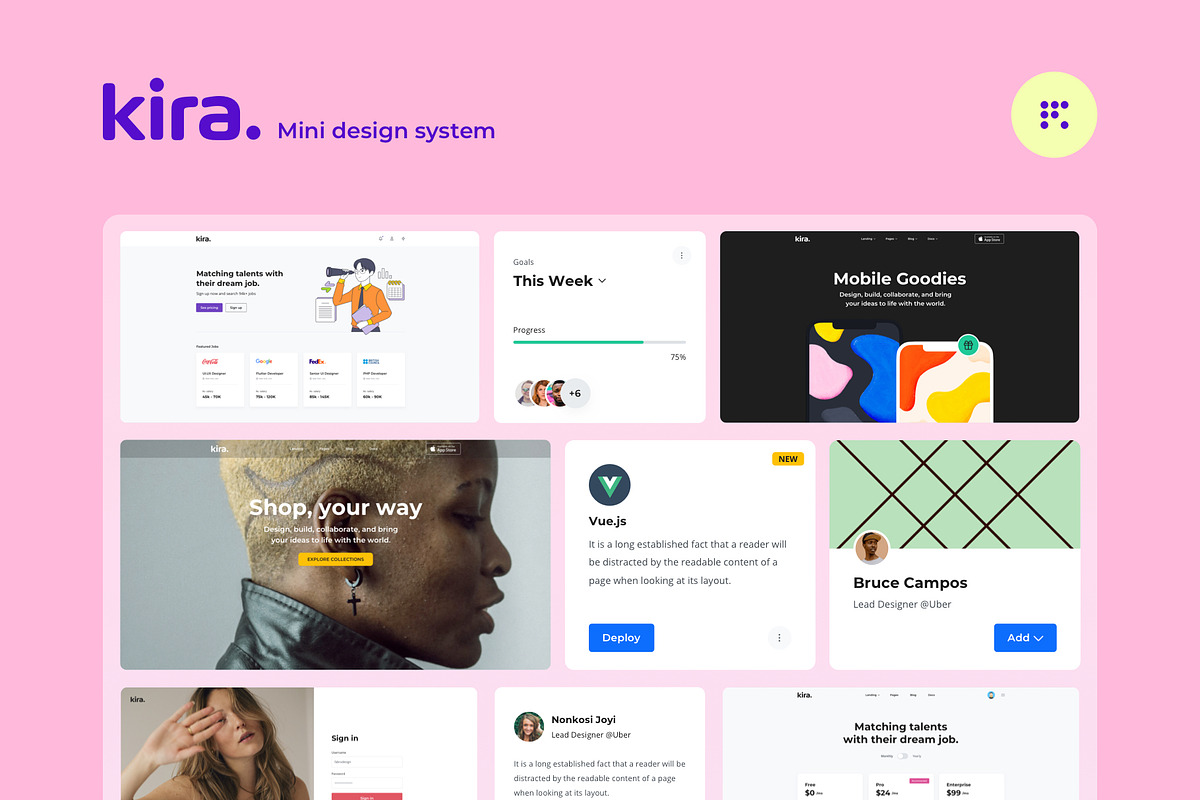 Fabrx Super Bundle, an UI Kit Template by Fabrx Design (Photo 6 of 9)