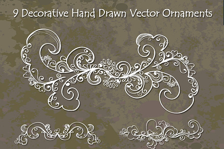 Decorative Hand Drawn Elements