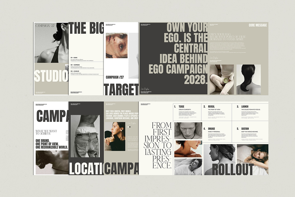 EGO Creative Brief Campaign | CANVA, a Presentation Template by evgenystudio (Photo 8 of 11)