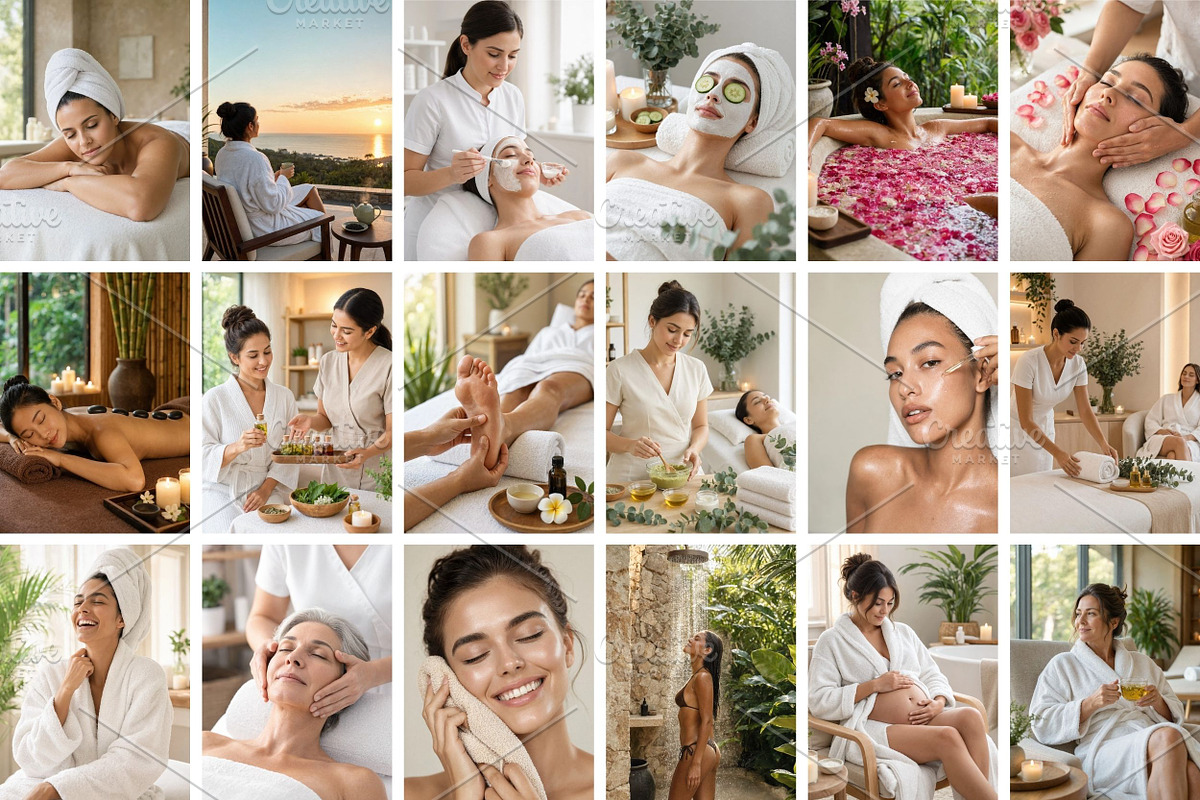 70 Womens Spa Stock Photos, a Health & Medical Photo by Selenique Studio (Photo 8 of 9)