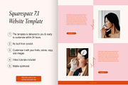 Squarespace 7.1 Website Template, a Landing Page Template by Kseniia_Design (Thumbnail 3 of 11)