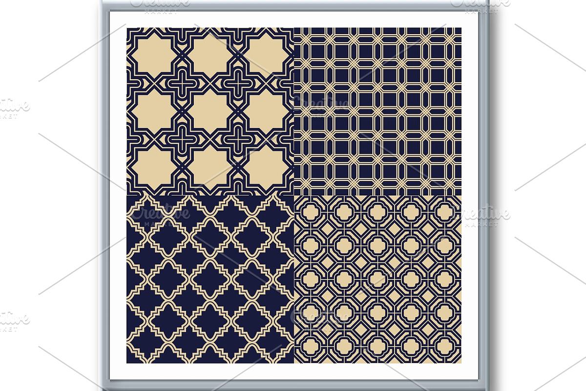 Set of geometric patterns, a Pattern Graphic by RODINA (Photo 2 of 3)