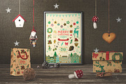 Christmas Doodle Icons, a Decorative Illustration by Olya Creative (Thumbnail 1 of 3)
