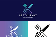 Modern Colorful Restaurant Logo, a Branding & Logo Template by HueNestify (Thumbnail 2 of 3)