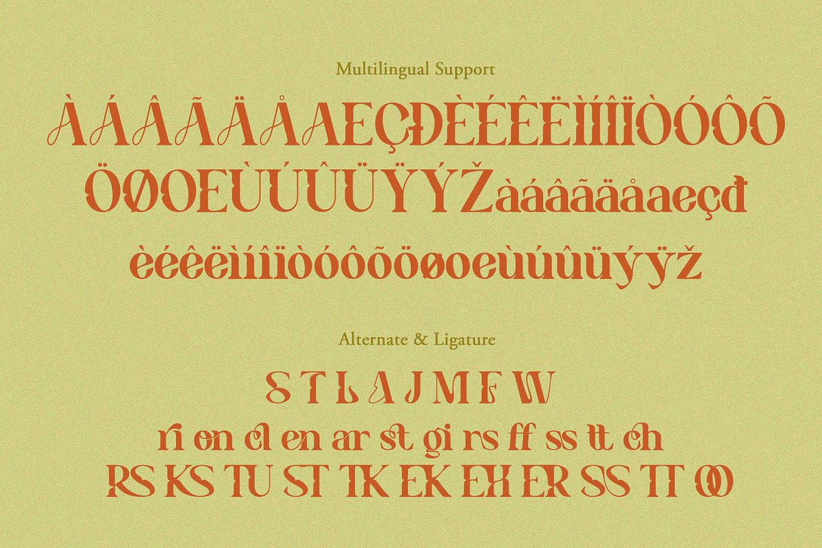Benogi - Retro Serif Font, a Serif Font by Flawless And Co (Photo 11 of 12)