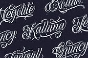 Alevattros Script for Tattoo Logo, a Script Font by ilhamtaro (Thumbnail 3 of 12)