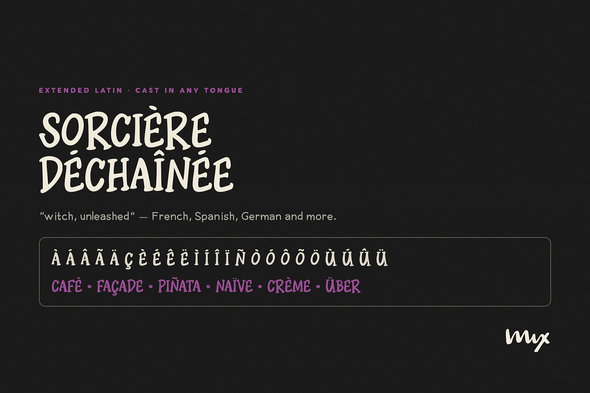 Cauldron Club - A Witchy Font Duo, a Handwritten Font by Mix Fonts (Photo 10 of 12)