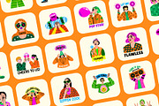 Cool Stickers Set, an Emoji Icon by Prosymbols (Thumbnail 5 of 8)